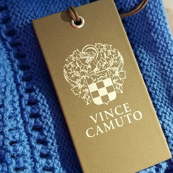 Vince Camuto Boatneck Pointelle Sweater Med NWT - Picture 11 of 12